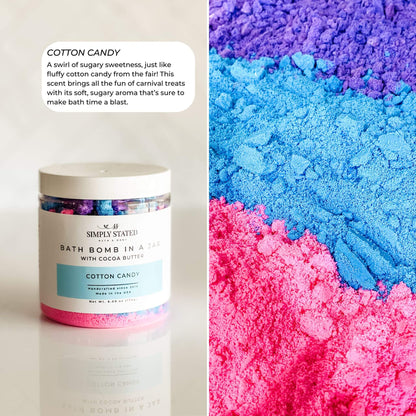 Cotton Candy Bath Bomb Powder