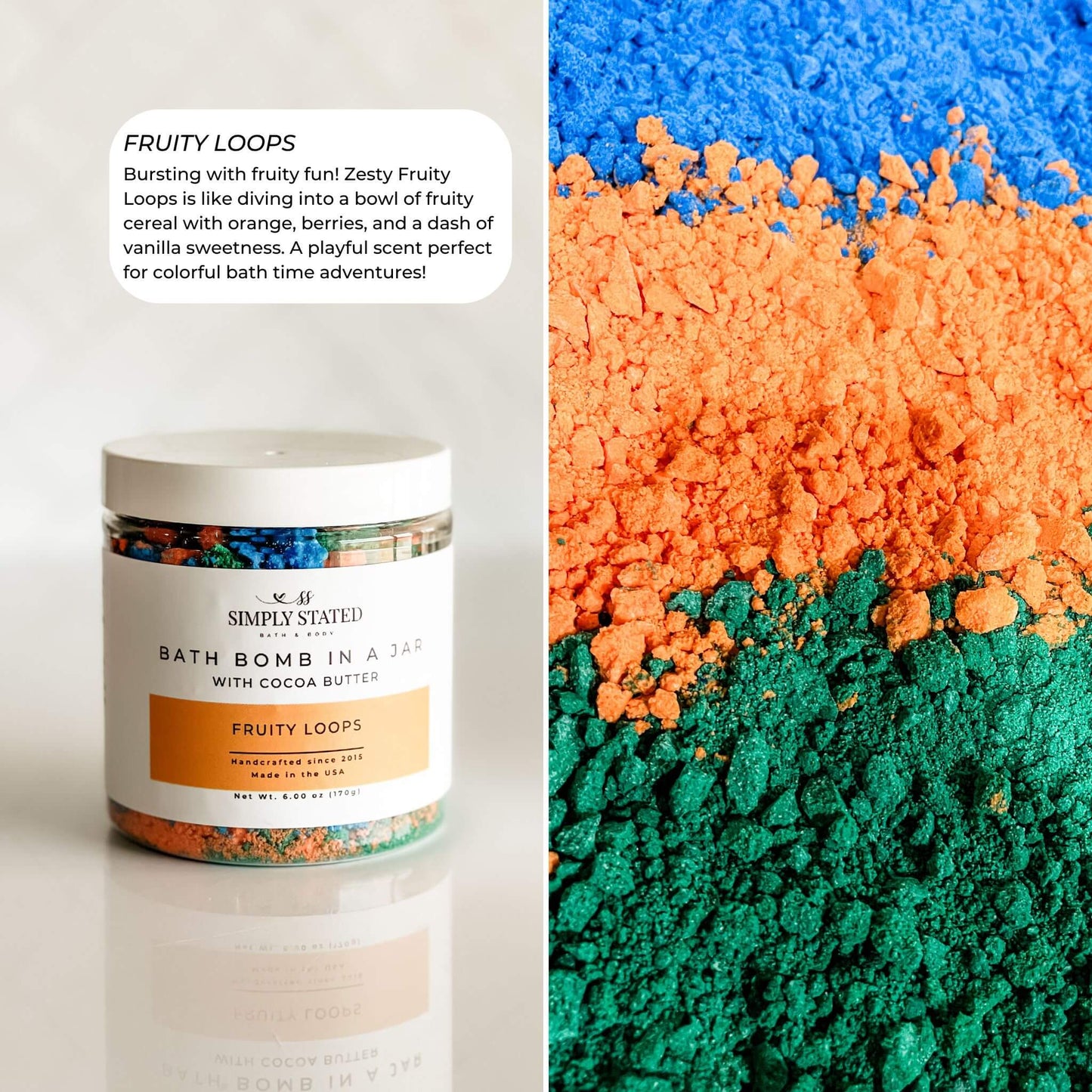 Fruity Loops Bath Bomb Powder