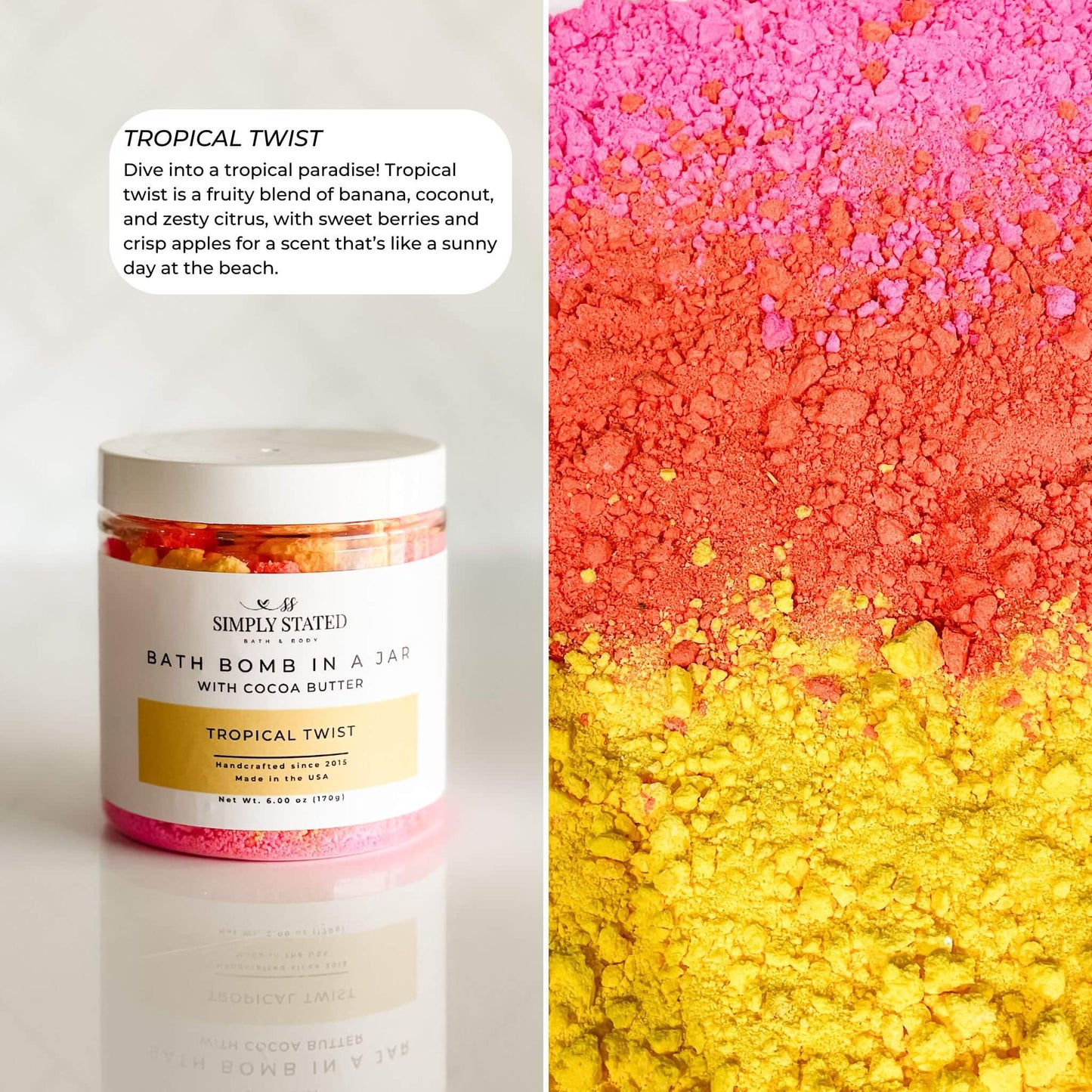 Tropical Twist Bath Bomb Powder