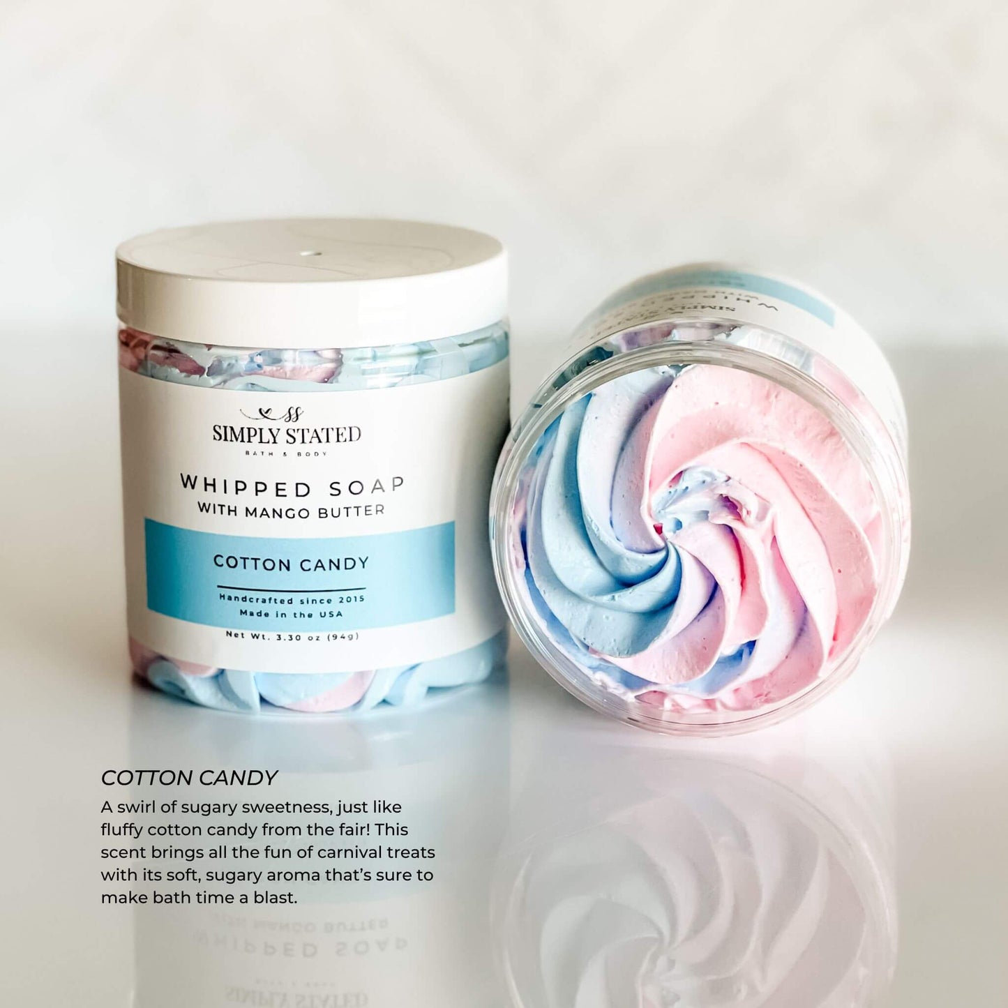 Cotton Candy Kids Whipped Soap