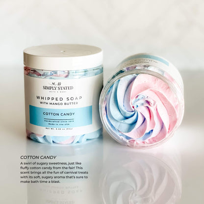 Cotton Candy Kids Whipped Soap