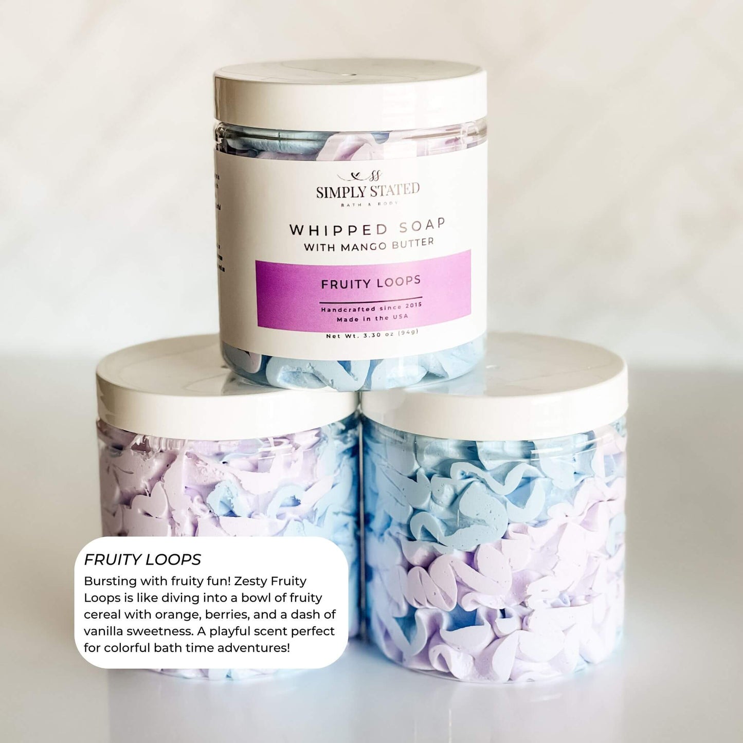 Fruity Loops Kids Whipped Soap
