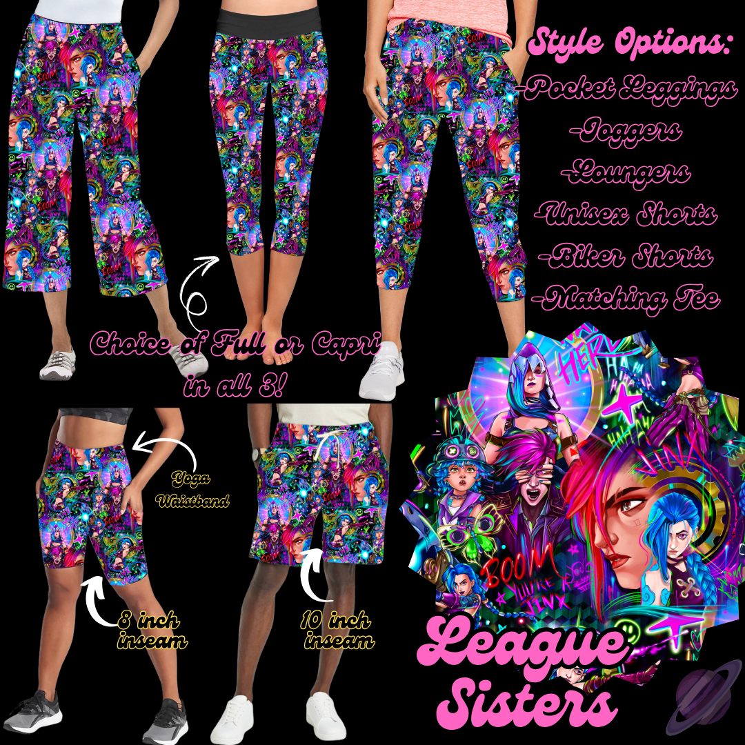LEAGUE SISTERS-BATCH 111-6 STYLES OF BOTTOMS-PREORDER CLOSING 7/5
