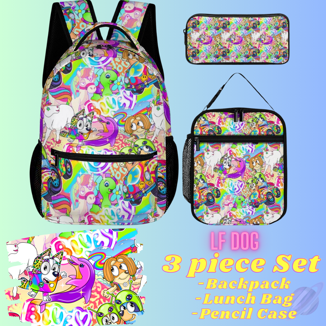 LF DOG-3 PIECE BACKPACK SET-PREORDER CLOSING 7/3