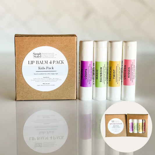 Kids Pack Lip Balm 4-Pack | Curated Flavor Bundles