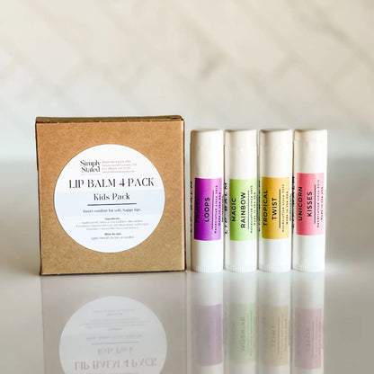 Kids Pack Lip Balm 4-Pack | Curated Flavor Bundles