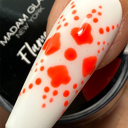 Flame Red Gel Paint