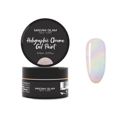 Holographic Chrome Gel Paint