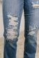 Maureen High Rise Distressed Bootcut Jeans