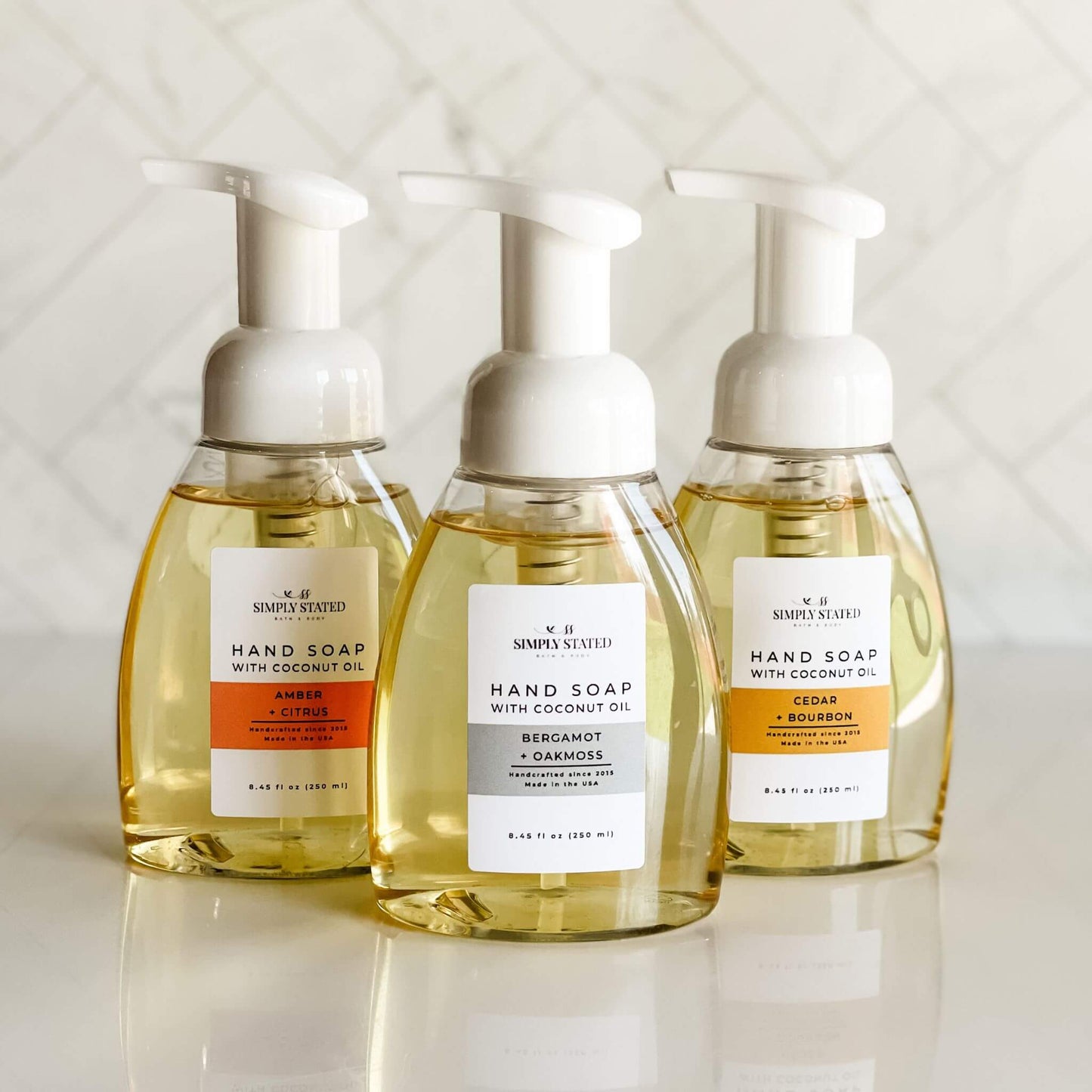 Cedar + Bourbon Men’s Foaming Hand Soap