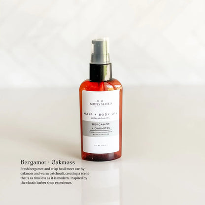 Bergamot + Oakmoss Beard & Body Oil