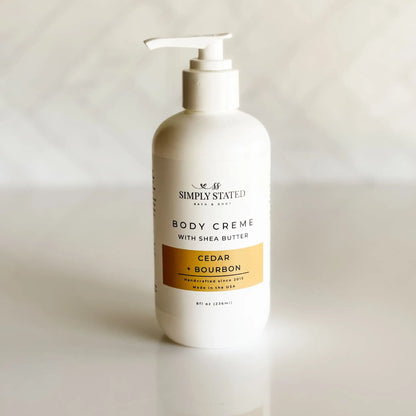Cedar + Bourbon Men’s Body Creme