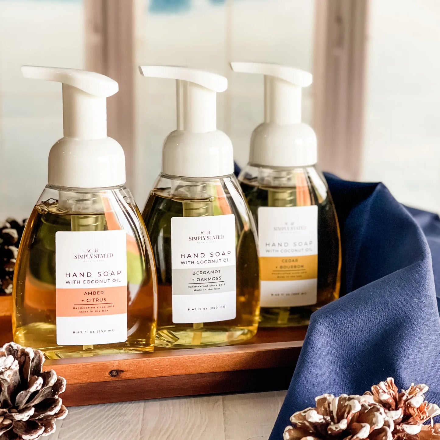 Amber + Citrus Men’s Foaming Hand Soap