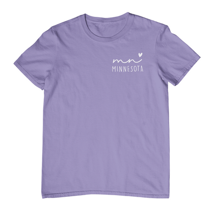 Minnesota Mini Heart Youth & Toddler Graphic Tshirt