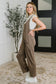 Mood Match Relaxed Spaghetti Strap Jumpsuit in Mocha