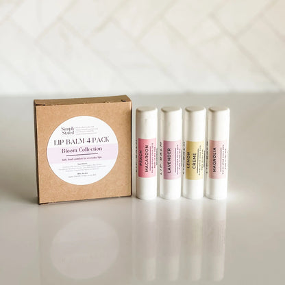 Bloom Collection Lip Balm 4-Pack | Limited Edition