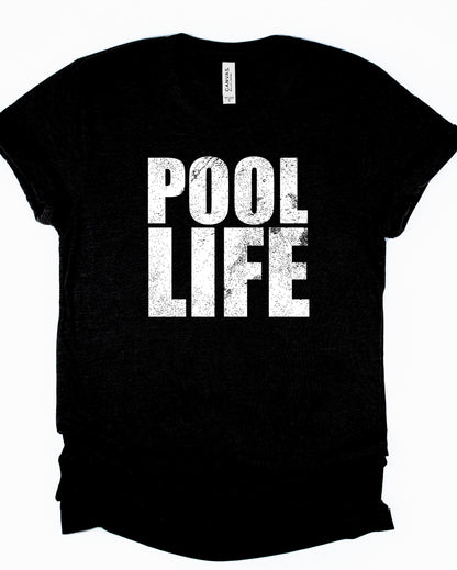 Pool Life Distressed Graphic Tee