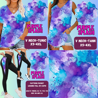 PURPLE SPLASH-PPO 13- TOPS AND BOTTOMS-PREORDER CLOSING 6/15