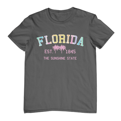 Pastel Florida Varsity Adult Graphic Tee
