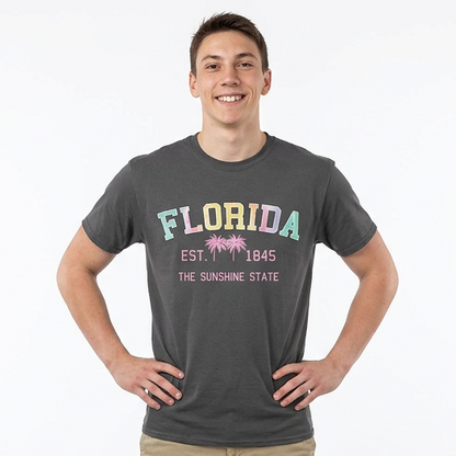 Pastel Florida Varsity Adult Graphic Tee