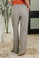 Peachy Keen Straight Leg Trousers in Stone Taupe