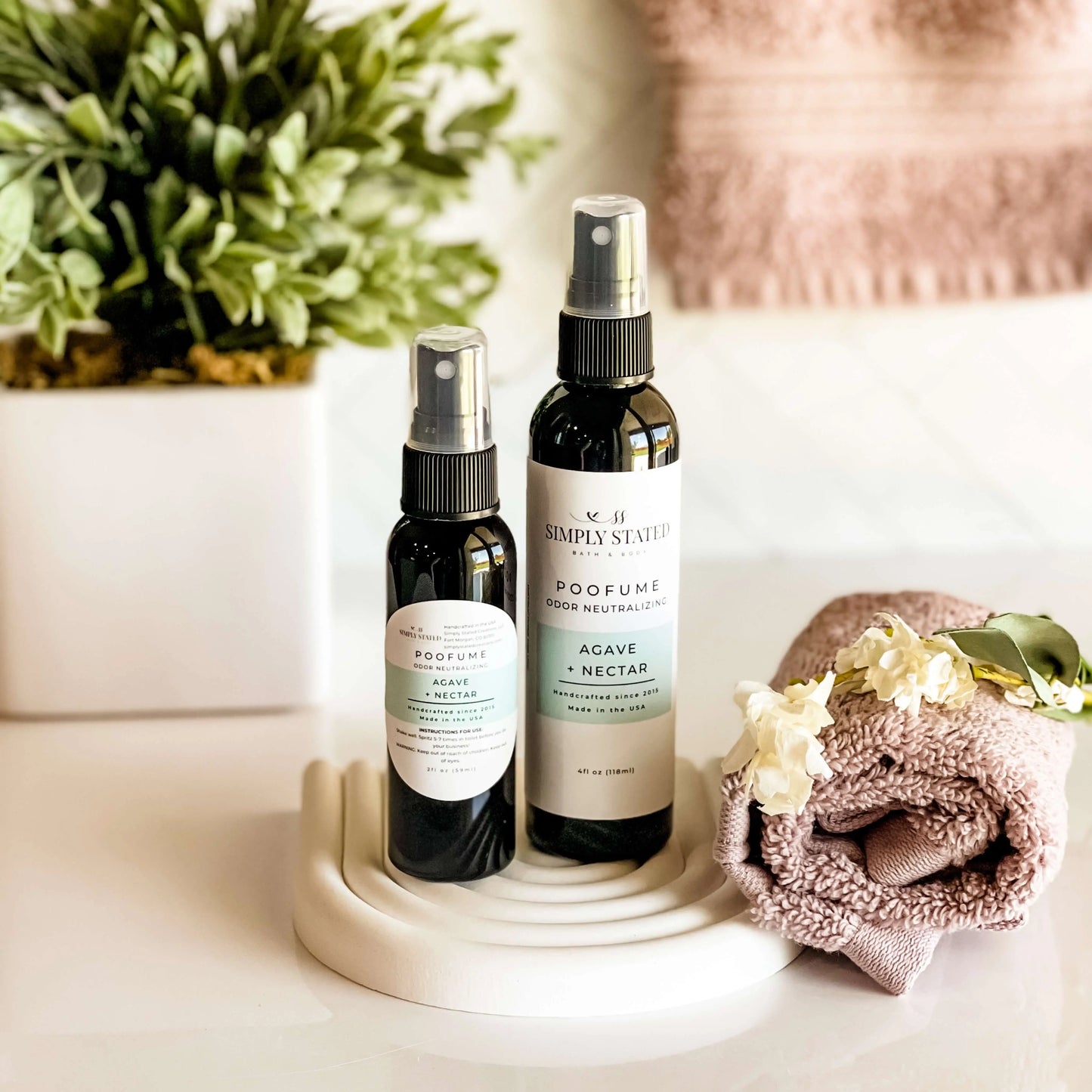 Agave + Nectar Poofume | Bathroom Odor Neutralizing Spray