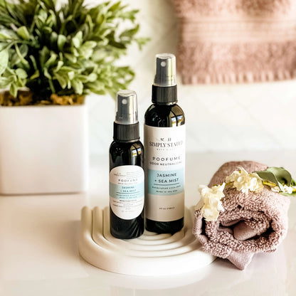 Jasmine + Sea Mist Poofume | Bathroom Odor Neutralizing Spray