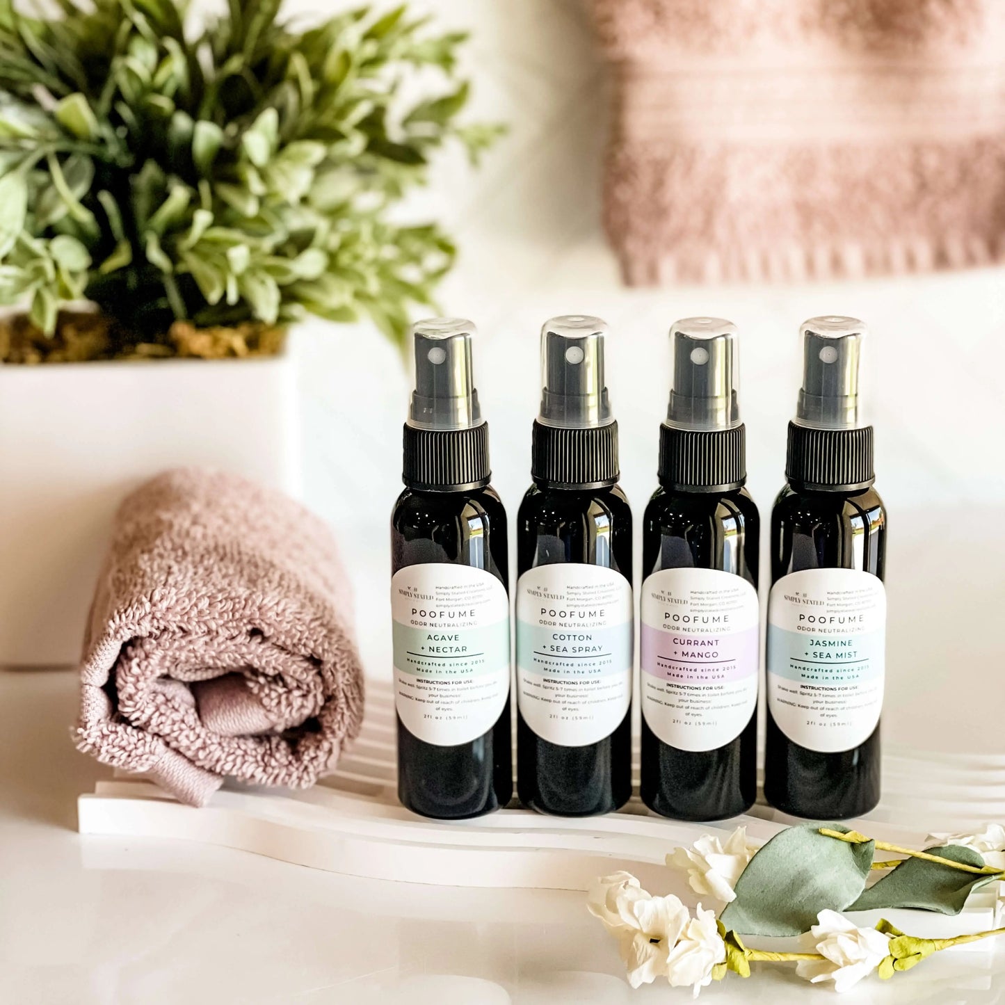 Agave + Nectar Poofume | Bathroom Odor Neutralizing Spray