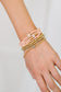 Rose & Radiance Bracelet Set in Pink and Gold