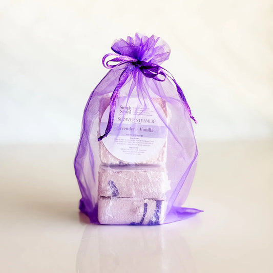 Lavender + Vanilla Shower Steamers (3-Pack)