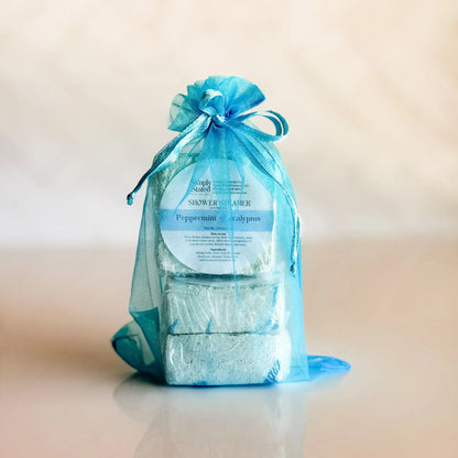 Peppermint + Eucalyptus Shower Steamers (3-Pack)
