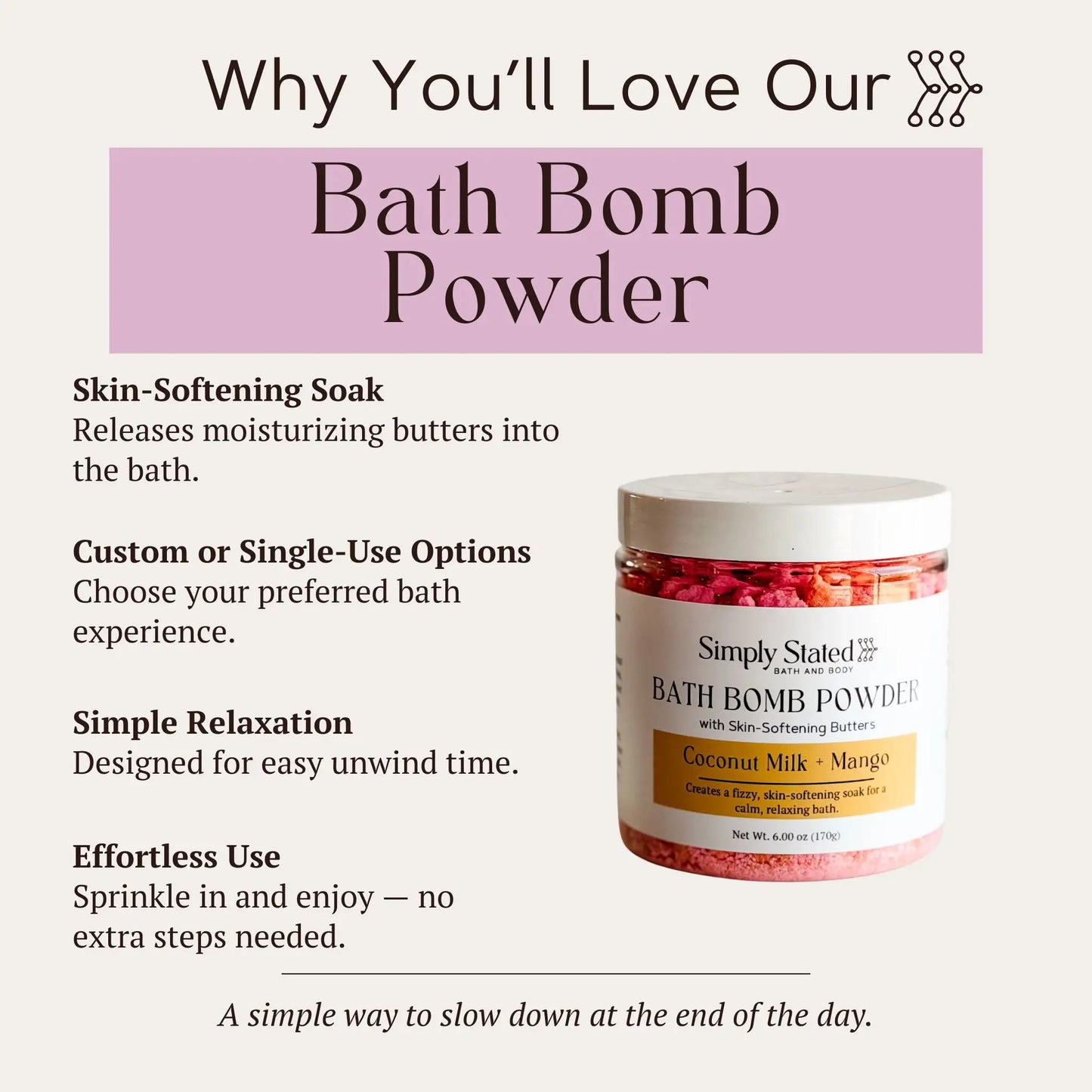 Sea Salt + Orchid Bath Bomb Powder
