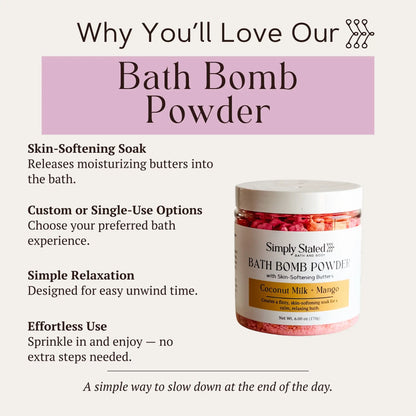 Sea Salt + Orchid Bath Bomb Powder
