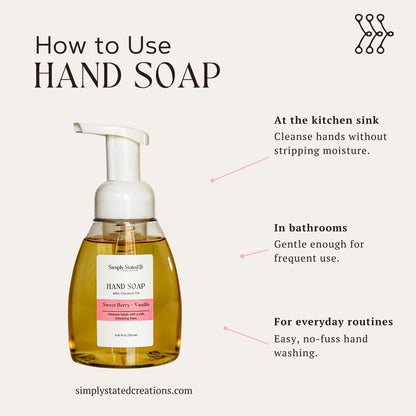 Coconut Milk + Mango Foaming Hand Soap