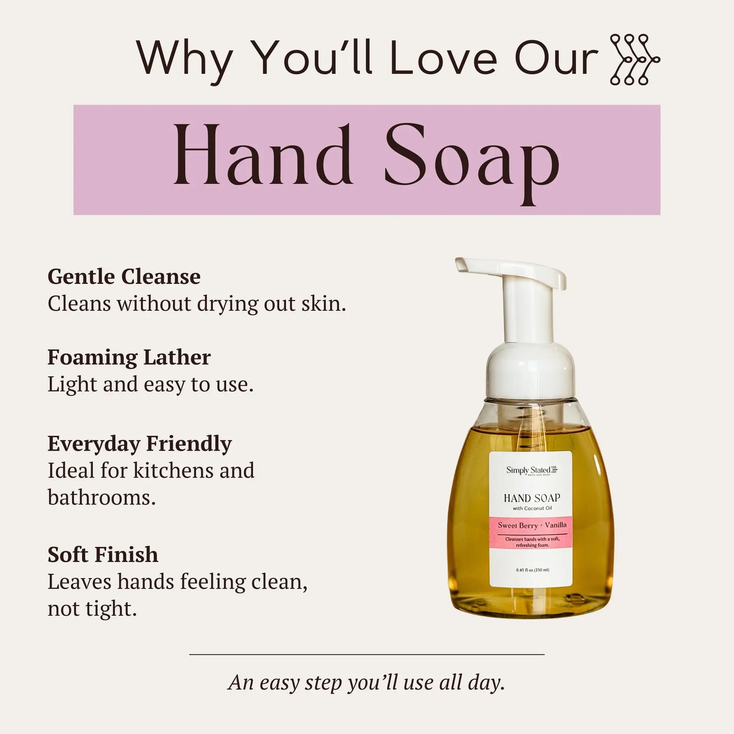 Warm Vanilla + Sugar Foaming Hand Soap