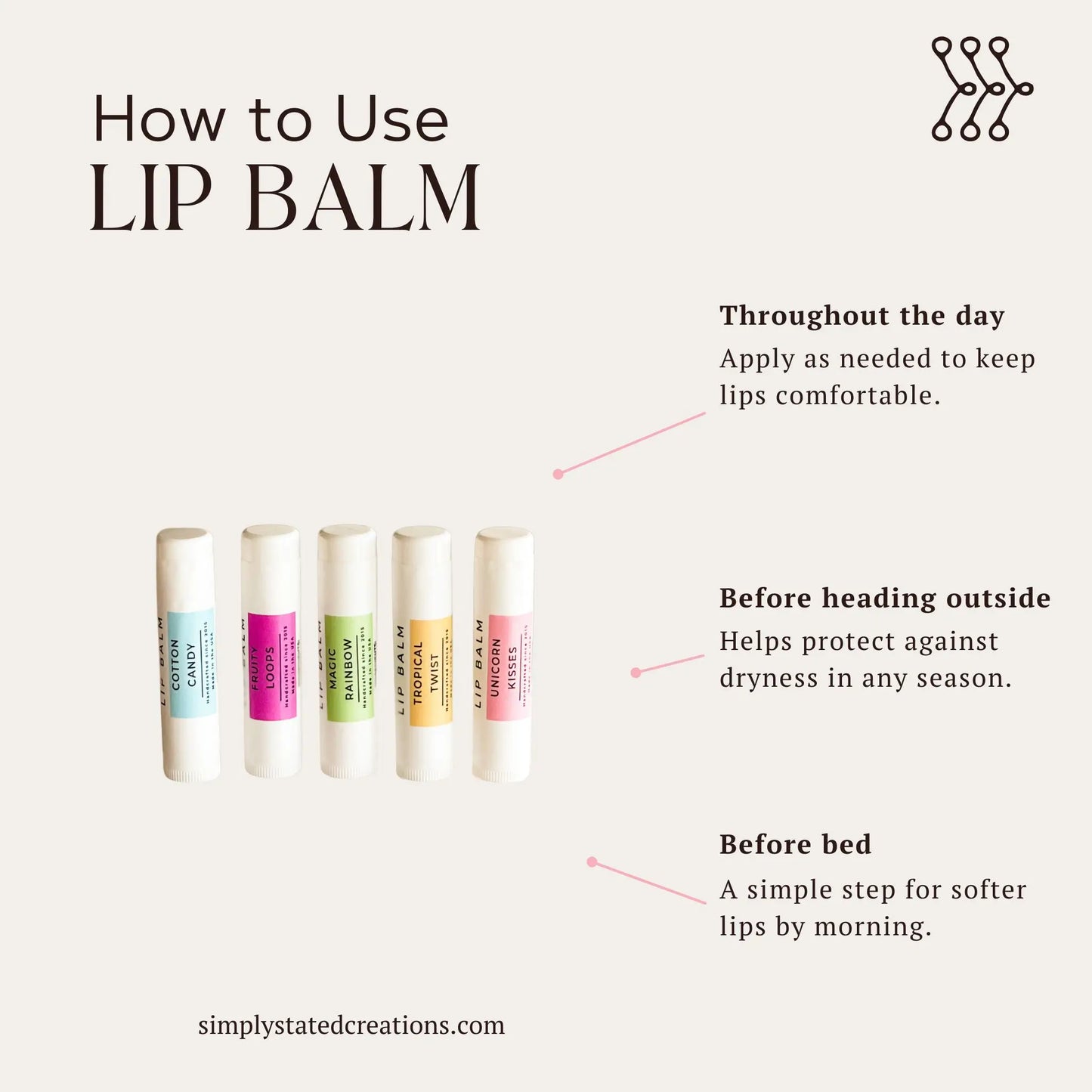 Cozy Comforts Lip Balm 4-Pack | Curated Flavor Bundles