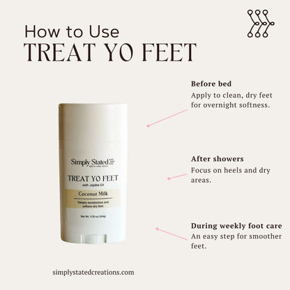 Treat Yo Feet | Intensive Hydration for Dry, Cracked Feet