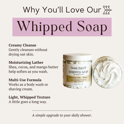 Sweet Berry + Vanilla Whipped Soap