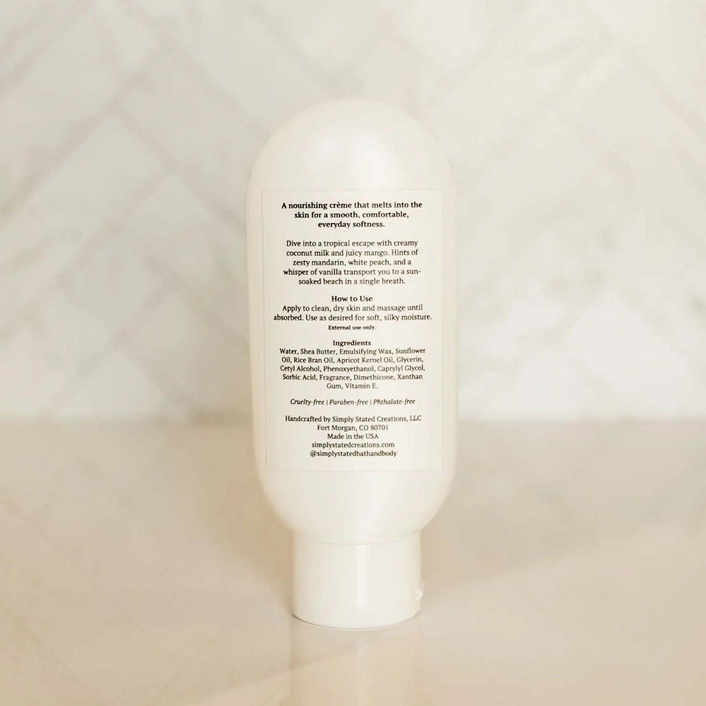 Coconut Milk + Mango Body Creme