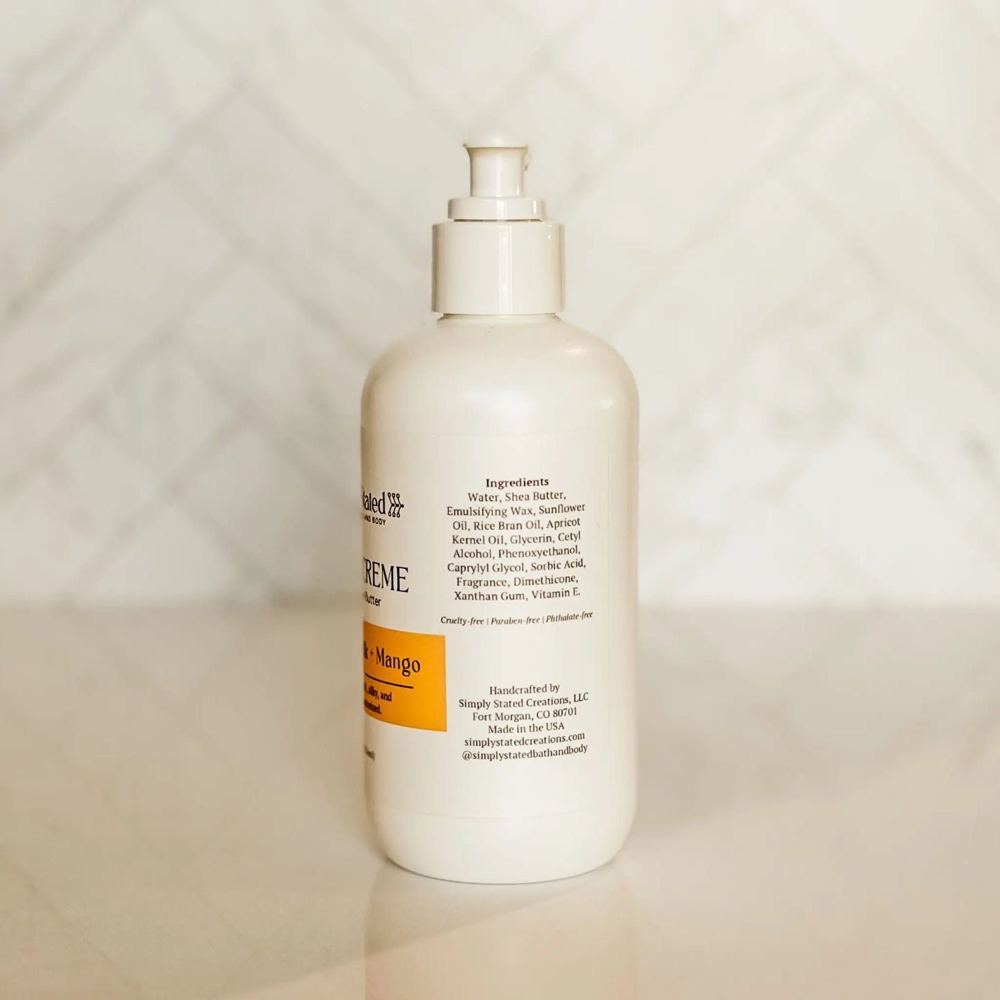 Coconut Milk + Mango Body Creme
