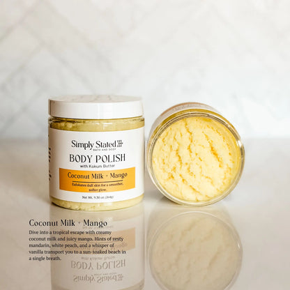 Coconut Milk + Mango Body Polish