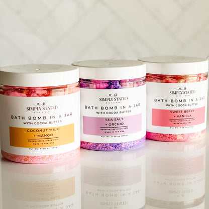 Coconut Milk + Mango Bath Bomb Powder