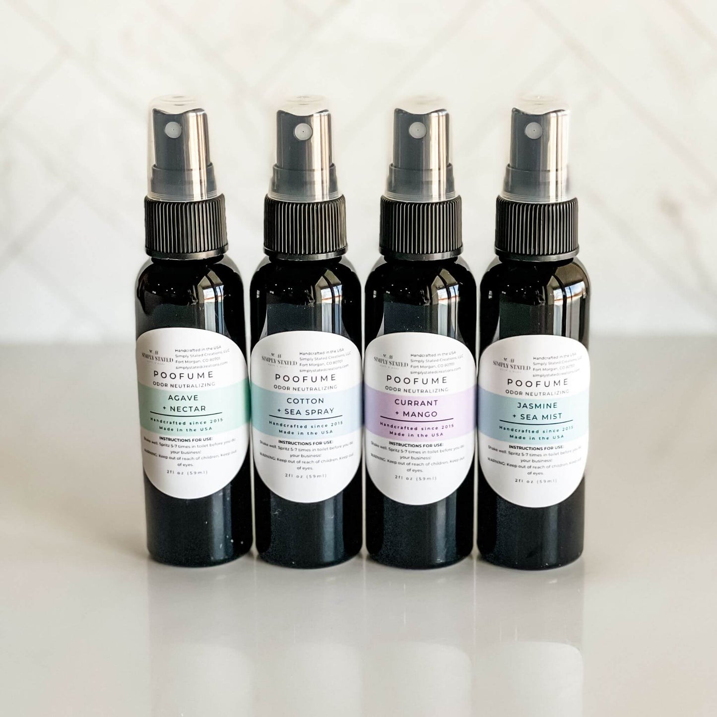 Agave + Nectar Poofume | Bathroom Odor Neutralizing Spray