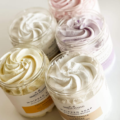 Coconut Milk + Mango Whipped Soap
