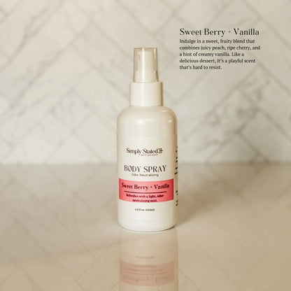 Sweet Berry + Vanilla Body Spray