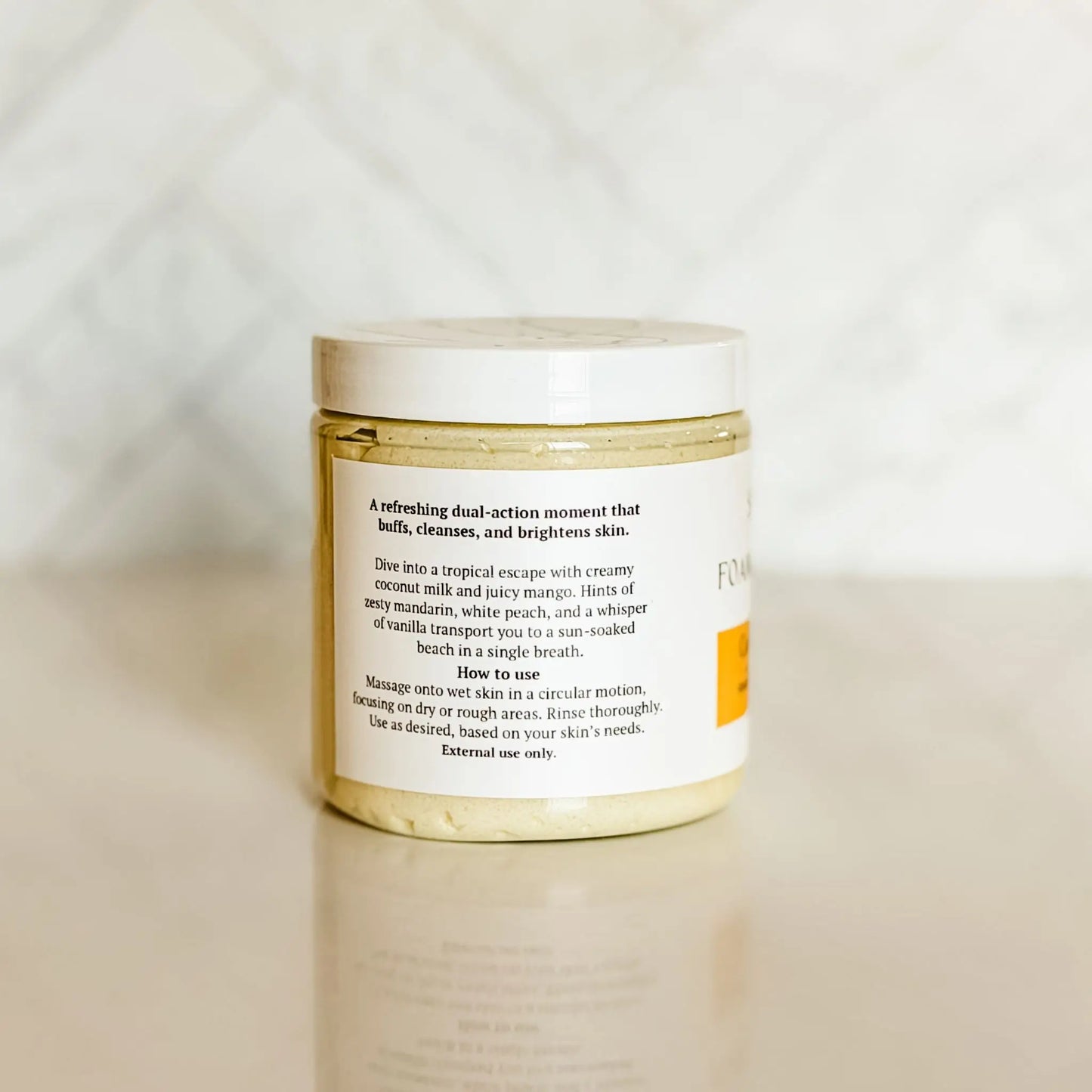 Coconut Milk + Mango Foaming Body Polish