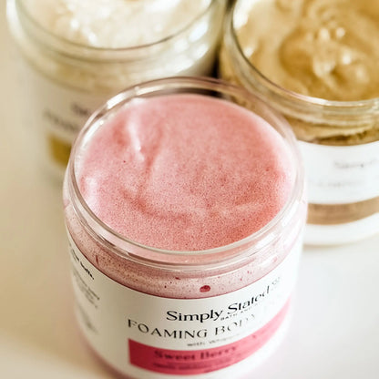 Sweet Berry + Vanilla Foaming Body Polish