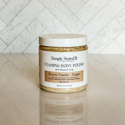 Warm Vanilla + Sugar Foaming Body Polish