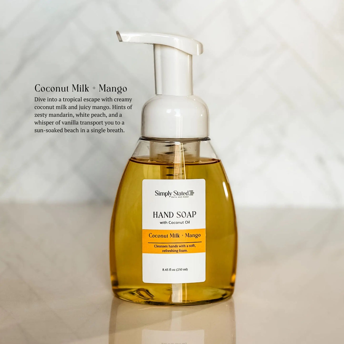 Coconut Milk + Mango Foaming Hand Soap