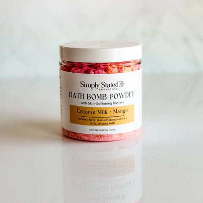 Coconut Milk + Mango Bath Bomb Powder